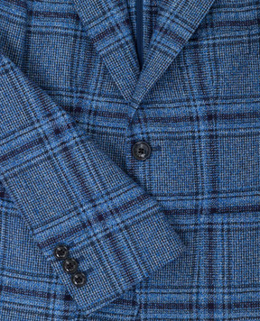 Stefano Ricci Checked wool, silk and cashmere children's blazer Y1RSGD2200WKC02A