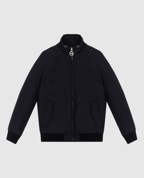 Stefano Ricci Children's dark blue down jacket YDJ94000104209