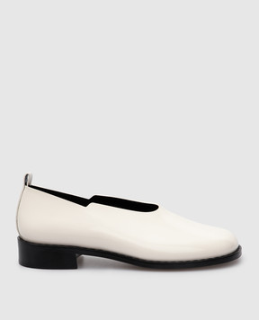 The Row Monceau white leather pumps F1214L60