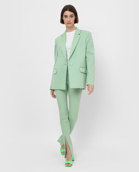 The Attico Freja trousers in slit wool 221WCP39W027