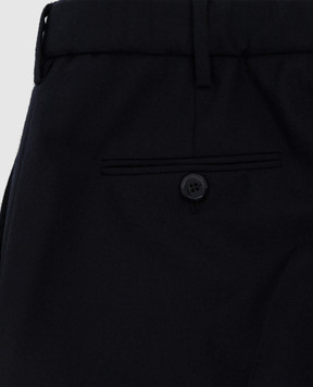Stefano Ricci Children's dark blue wool trousers Y1T090T000W610