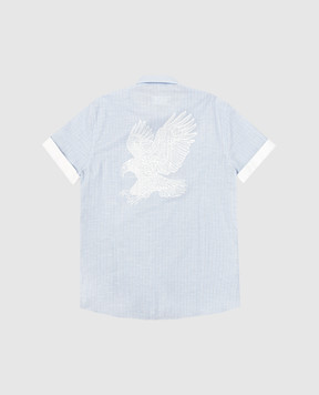 Stefano Ricci Children's logo striped shirt YC004559M1883