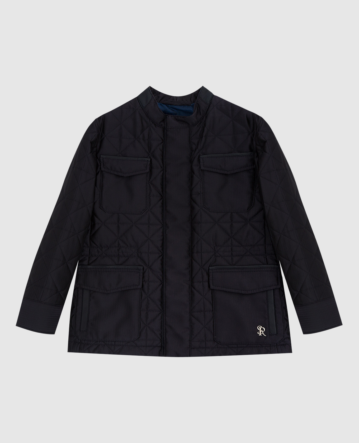 

Children's jacket with leather inserts Stefano Ricci, Blue