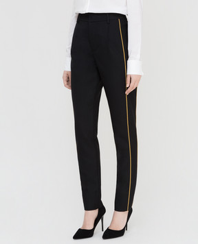 Saint Laurent Black wool trousers 558550