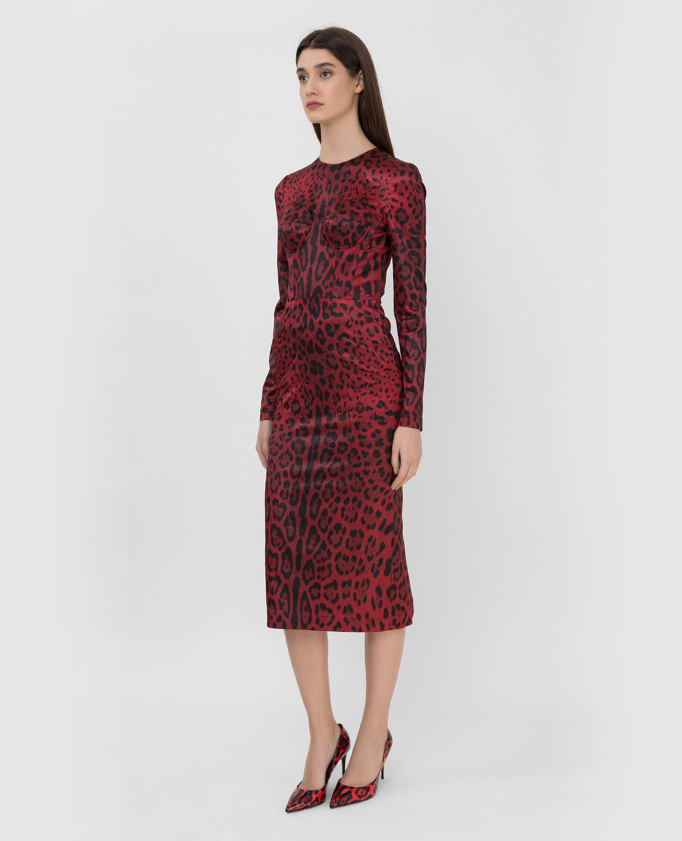 Animal print midi dress Dolce&Gabbana 3