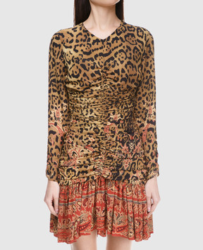 Etro Beige silk dress D152335384