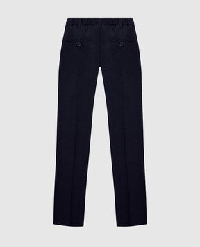 Stefano Ricci Children's dark blue wool trousers Y1T0900000W0018C