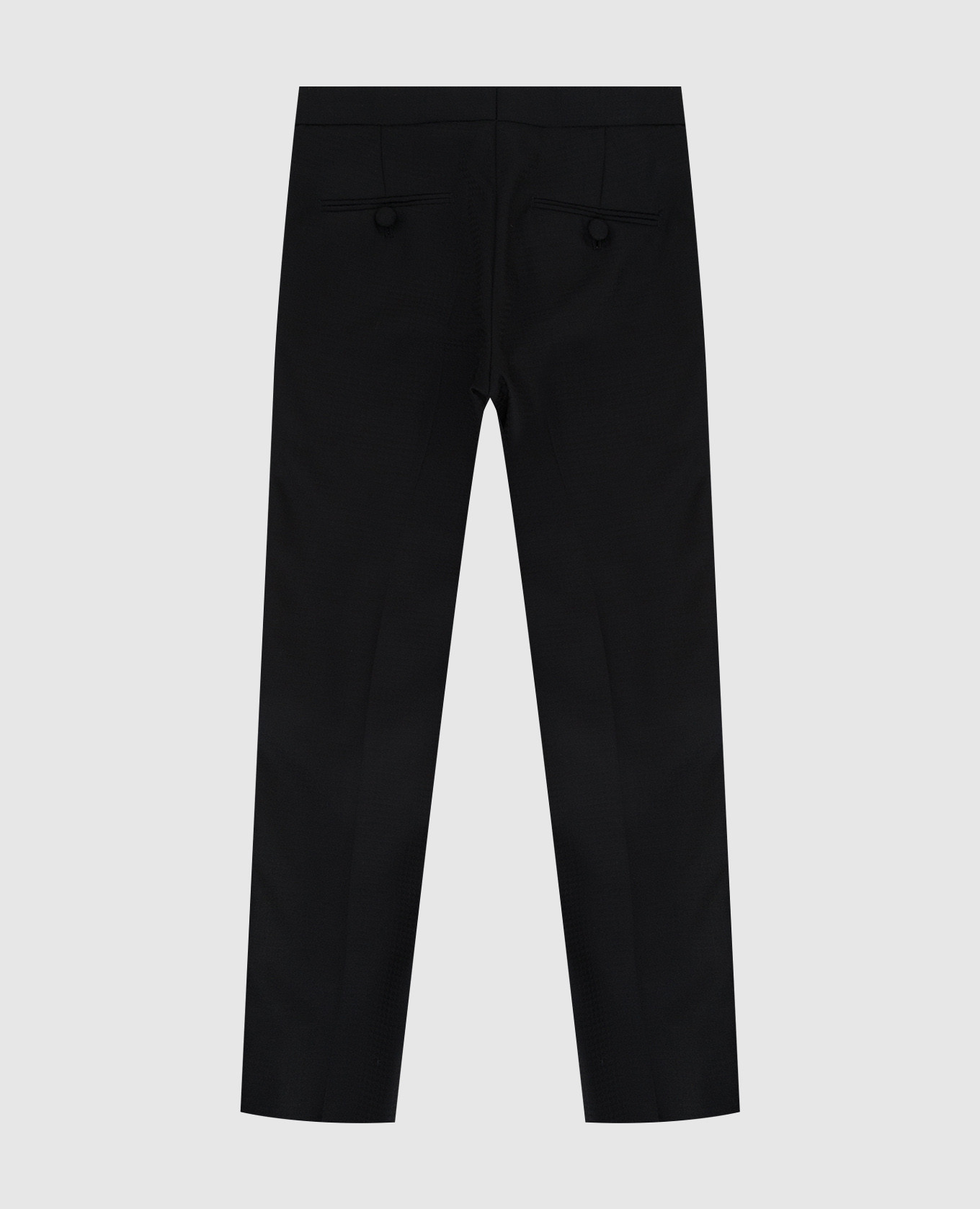 

Children's trousers in wool and silk Stefano Ricci, Black