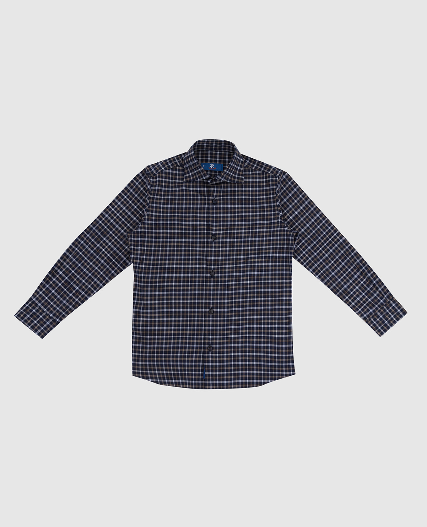

Children's checkered shirt Stefano Ricci, Blue