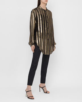 Saint Laurent Black wool trousers 611057Y1A90