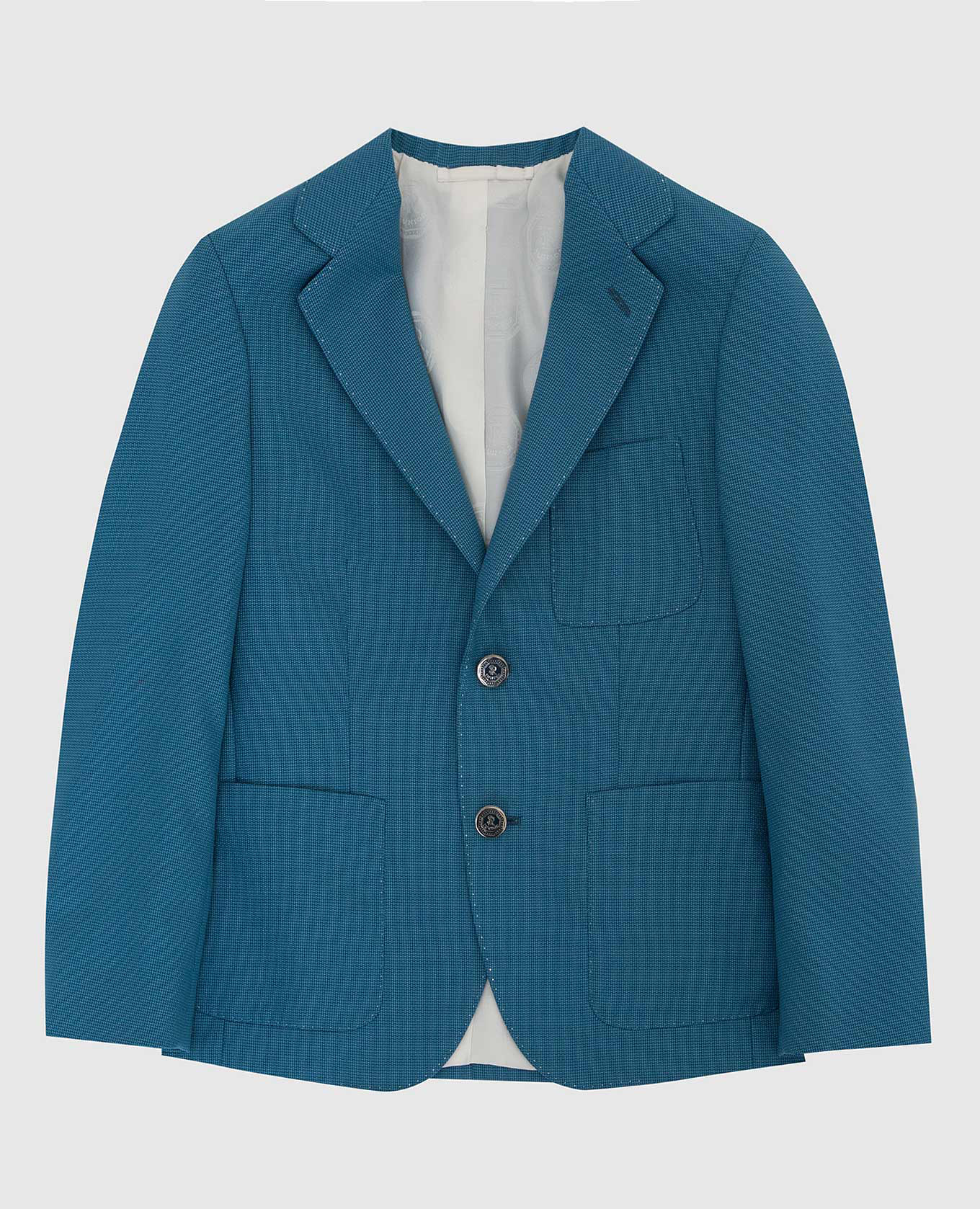 

Children's turquoise wool jacket Stefano Ricci, Light blue