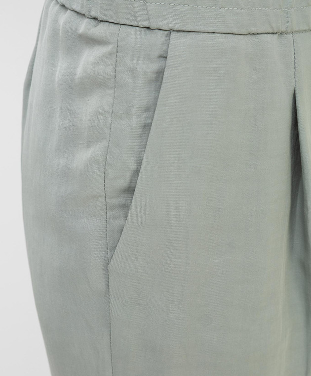 Fabiana Filippi - Light green trousers PAD271B795 - shop