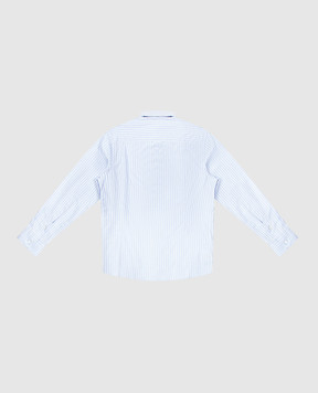Stefano Ricci Children's blue striped shirt YC003561LJ1758