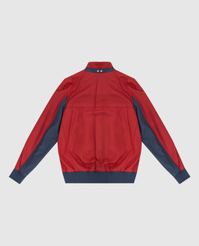 Stefano Ricci Children's red leather jacket YAJ7200070NPMIL