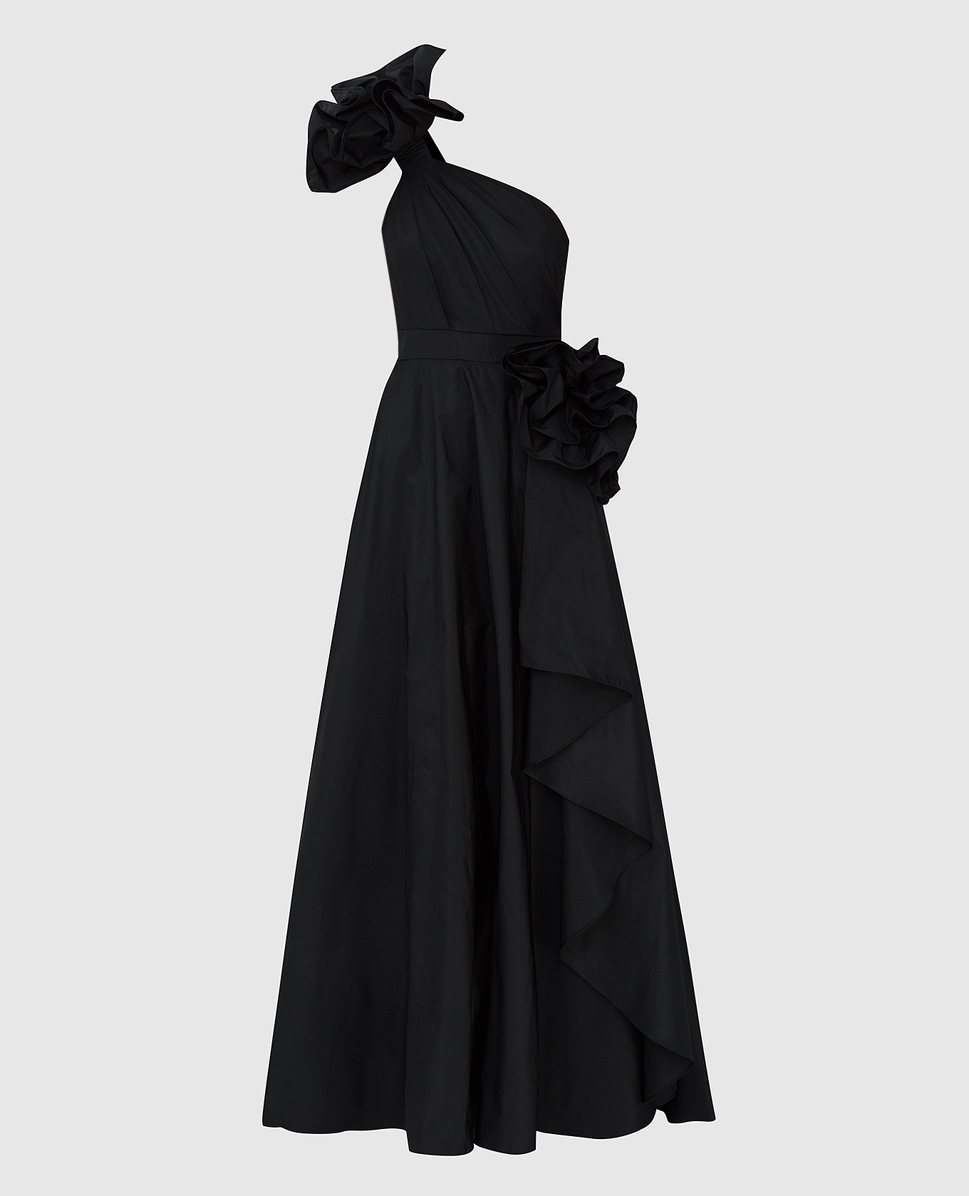 

One-shoulder evening dress with a bow Elie Saab, Black