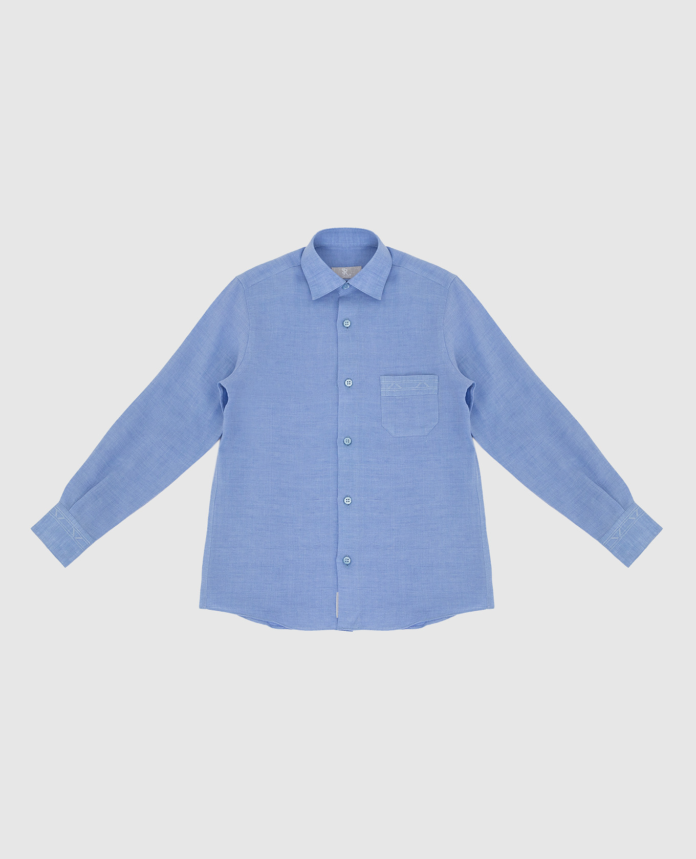 

Children's blue linen shirt Stefano Ricci