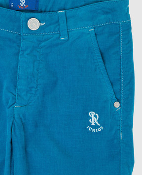 Stefano Ricci Children's turquoise joggers YUT7200050BAR010