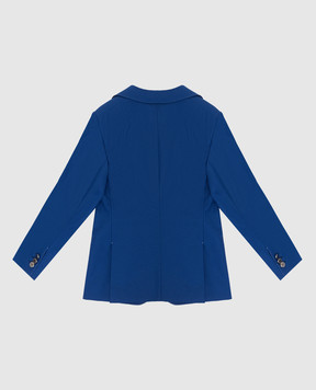 Stefano Ricci Children's blue wool jacket Y3RF376000HC3053