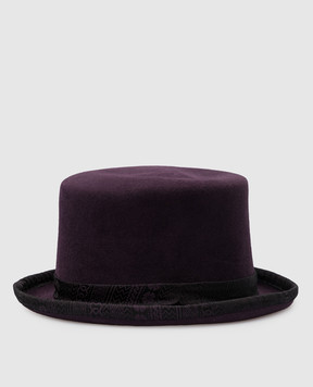 Stefano Ricci Children's purple silk hat YVF4197PHC2938