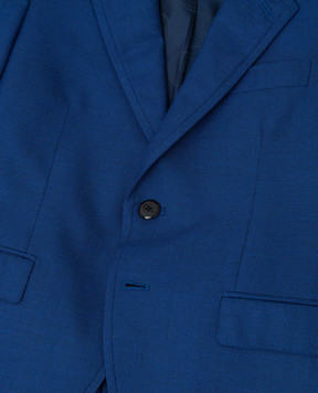 Stefano Ricci Children's blue wool suit Y1SF37190BHC2545