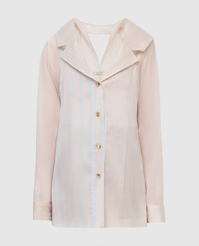NINA RICCI Beige silk blouse 20ECTO066SE1324