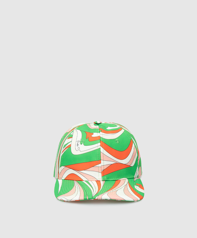 Emilio Pucci - Cap in Vortici print 1RGF121R360 - shop with Czech