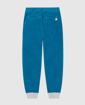 Stefano Ricci Children's turquoise joggers YUT7200050BAR010