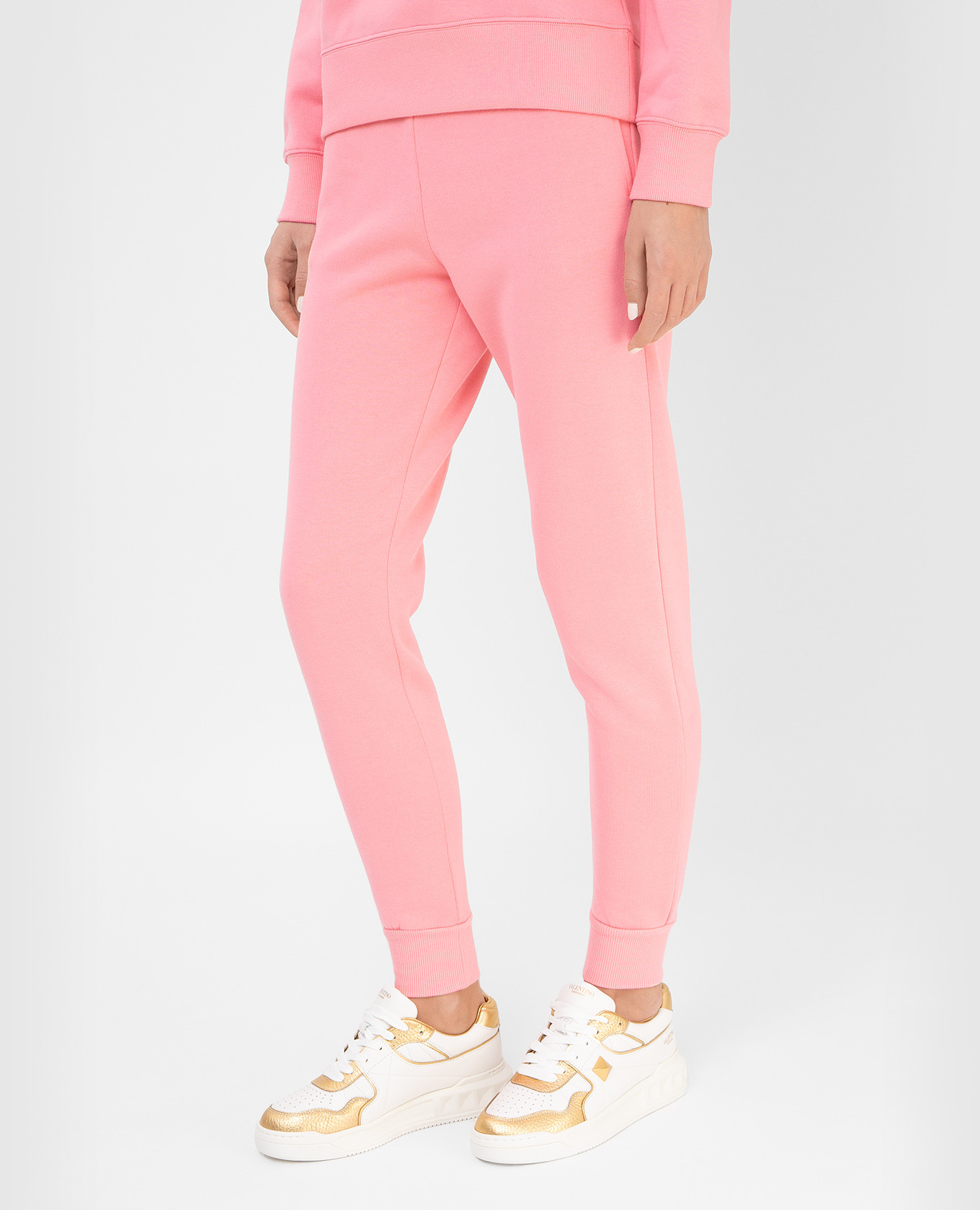 

Joggers with logo pattern Stella McCartney, Pink