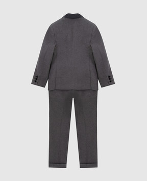 Stefano Ricci Children's gray suit Y1SF37190CCT004A