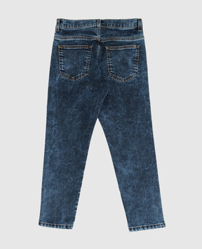 Balmain Kids jeans with logo print 6P6570D0004