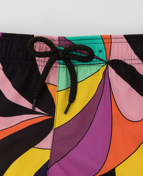 Vilebrequin Gaya kids swim shorts in print GAYU1F84