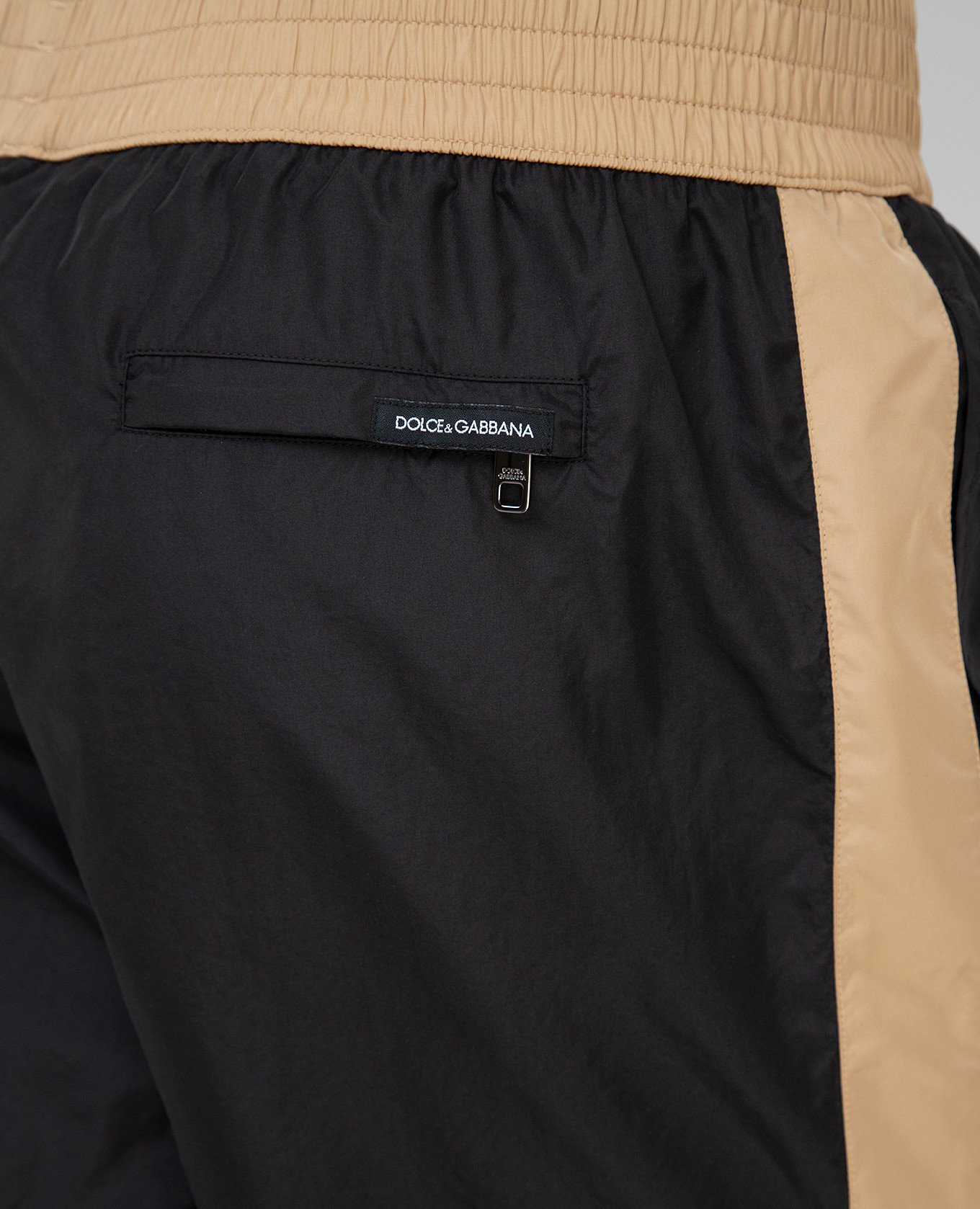 

Swim shorts with contrast panels Dolce&Gabbana, Black