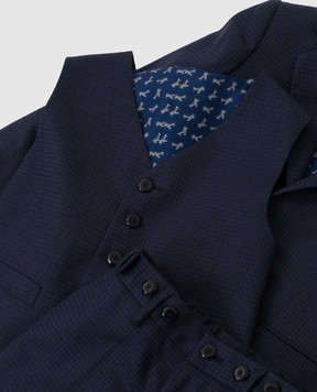 Stefano Ricci Children's wool suit Y1SF371900HC3453