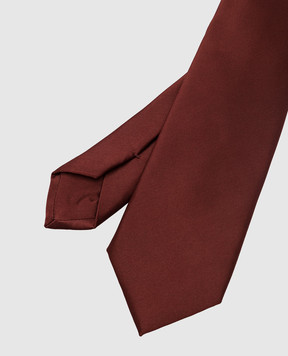 Stefano Ricci Children's silk burgundy tie YCHUUNIR