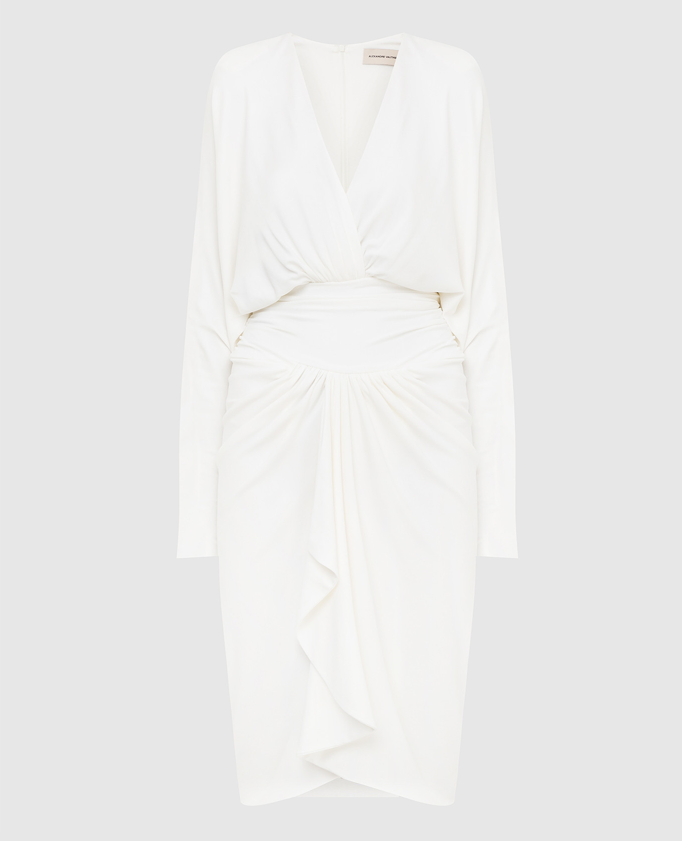 

White dress with drapery ALEXANDRE VAUTHIER