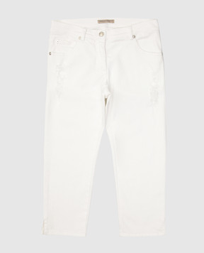 Ermanno Scervino Children's white jeans PL111016