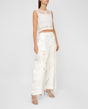 Balenciaga Light beige trousers 427049
