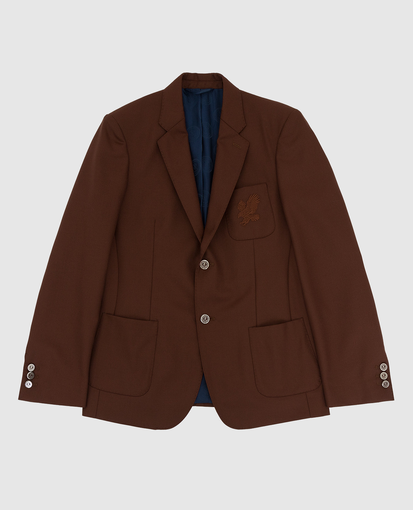 Embroidered wool jacket for children stefano ricci