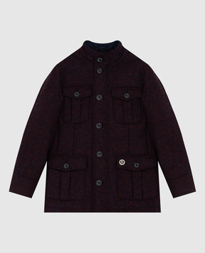 Stefano Ricci Children's jacket in wool, silk and cashmere YAJ7400040WKC01A