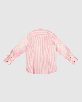 Stefano Ricci Children's red striped shirt YC002678LJ1653