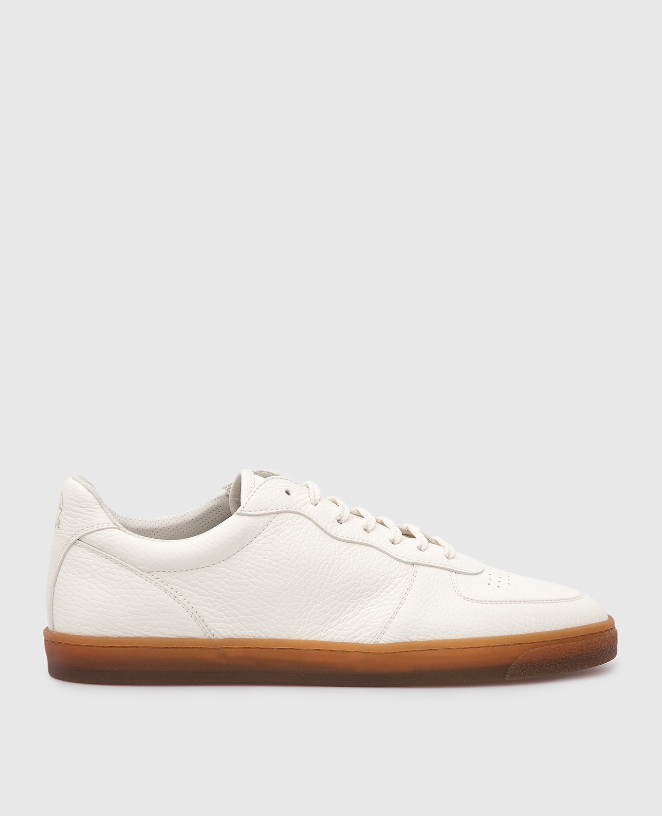 

Light beige leather sneakers Brunello Cucinelli