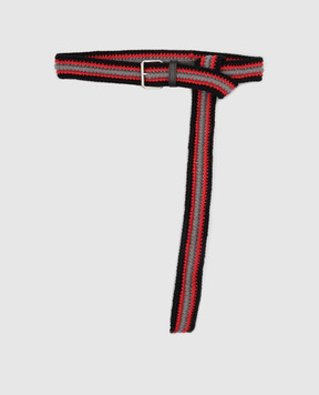 Philosophy di Lorenzo Serafini Red knitted belt A30085714