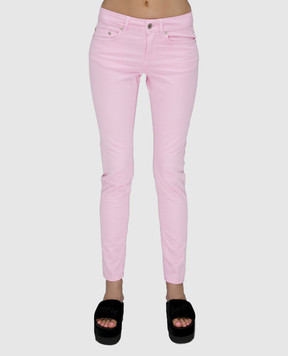 Dondup Pink jeans with pockets P907CS067DPTD