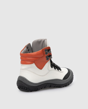 Stefano Ricci Children's white leather boots YRU6SG802VHVH