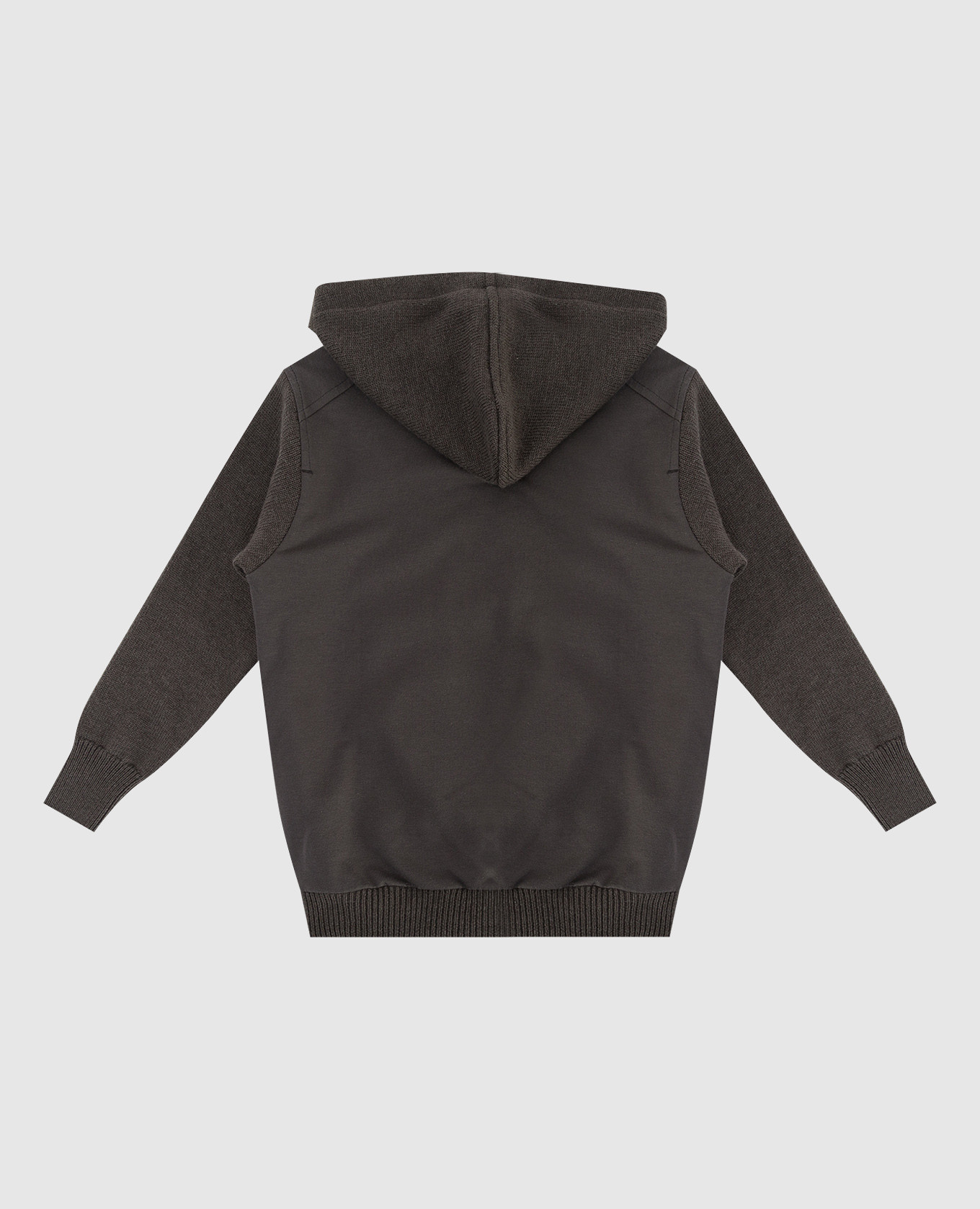 

Children's hoodie with a patch Stefano Ricci, Grey