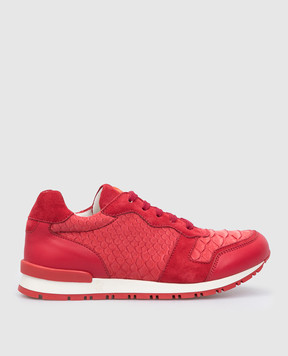 Stefano Ricci Children's sneakers made of python leather YRU01G803VHSDPT