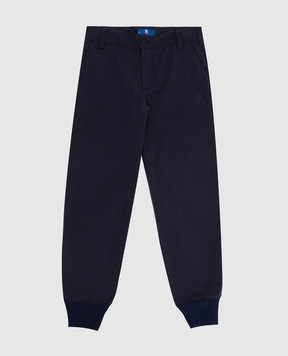 Stefano Ricci Children's dark blue trousers YAT6400050RS0001