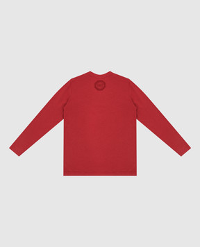 Stefano Ricci Children's red longsleeve with embroidery YNH6S40020803