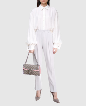 A la Russe Light gray trousers 3711051