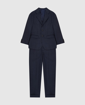 Stefano Ricci Children's suit in wool, cashmere and silk Y1SF371900HC3871